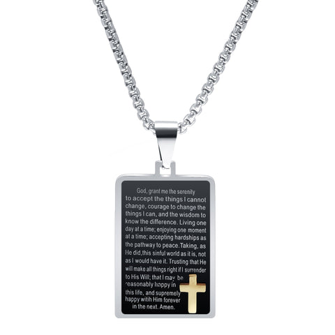 Serenity Prayer Necklace