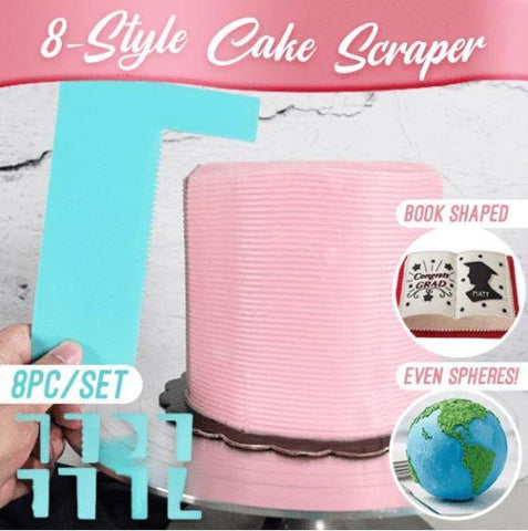 8-Style Cake Scrapers