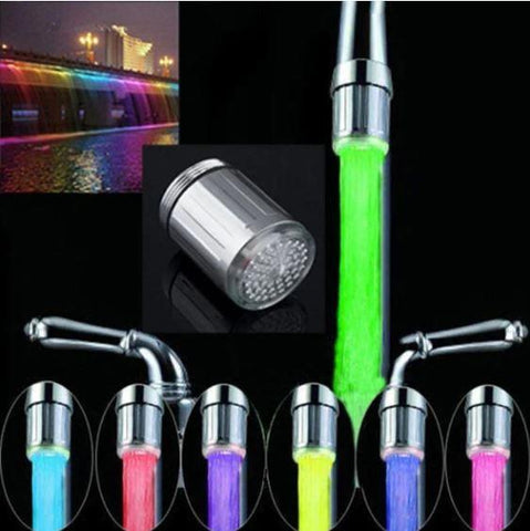 7 COLORS GLOWING LED FAUCET LIGHT