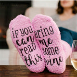 BRING ME SOME WINE SOCKS