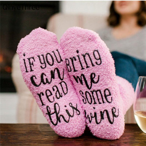 BRING ME SOME WINE SOCKS