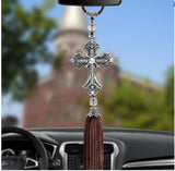 Rear View Mirror CROSS Ornament