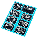 8pc/Set Wire Puzzle Toy