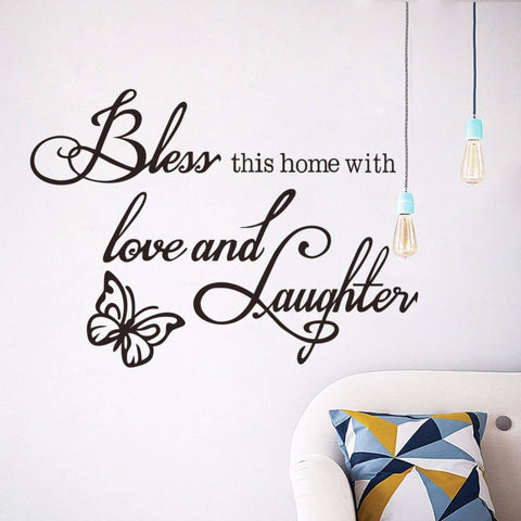 Bless This Home  Vinyl Wall Decal