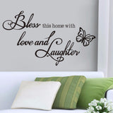 Bless This Home  Vinyl Wall Decal